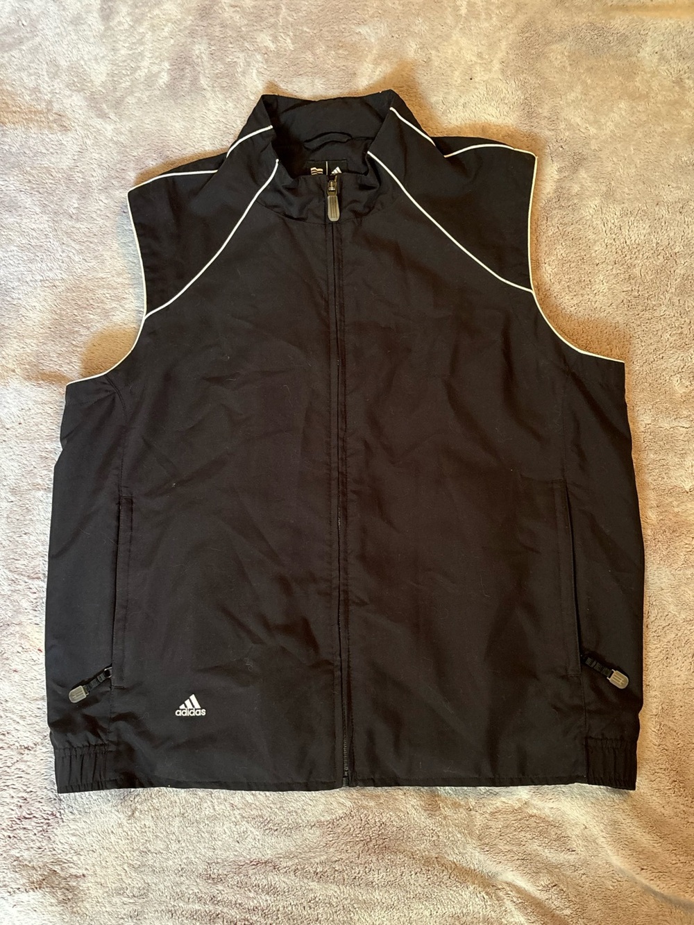 adidas black vest